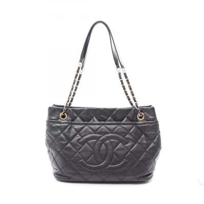 シャネル CHANEL マトラッセ トートバッグ バッグ キャビアスキン(グレインドカーフ) レディース ブラック系 【中古】