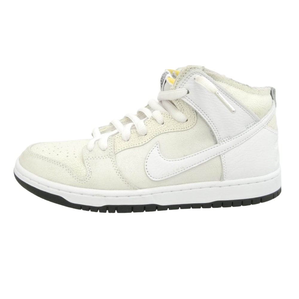 NIKE ナイキ ANTI HERO アンチヒーロー HM5837-100 × ANTIHERO SB Dunk High QS White アンタイヒーロー SB ダンク ハイ QS ホワイト ハイカットスニーカー 27.5cm【中古】