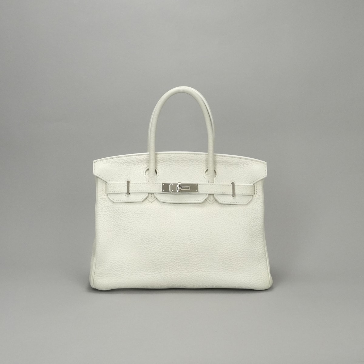 エルメス HERMES バーキン30 バーキン 30 バッグ トートバッグ トリヨンクレマンス ホワイト White 白 シルバー金具 ハンドバッグ