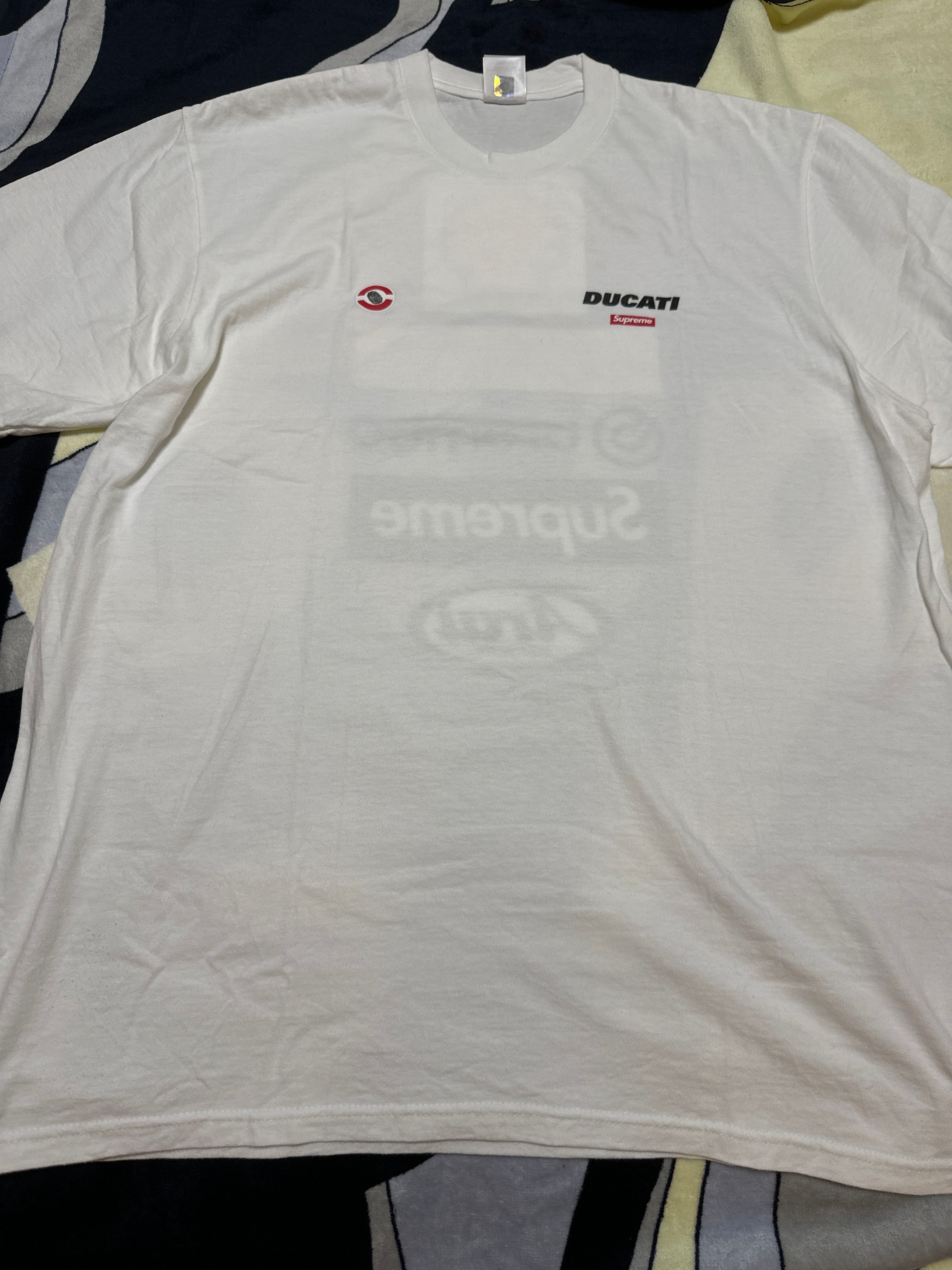 Supreme x Ducati Logos Tee "White"