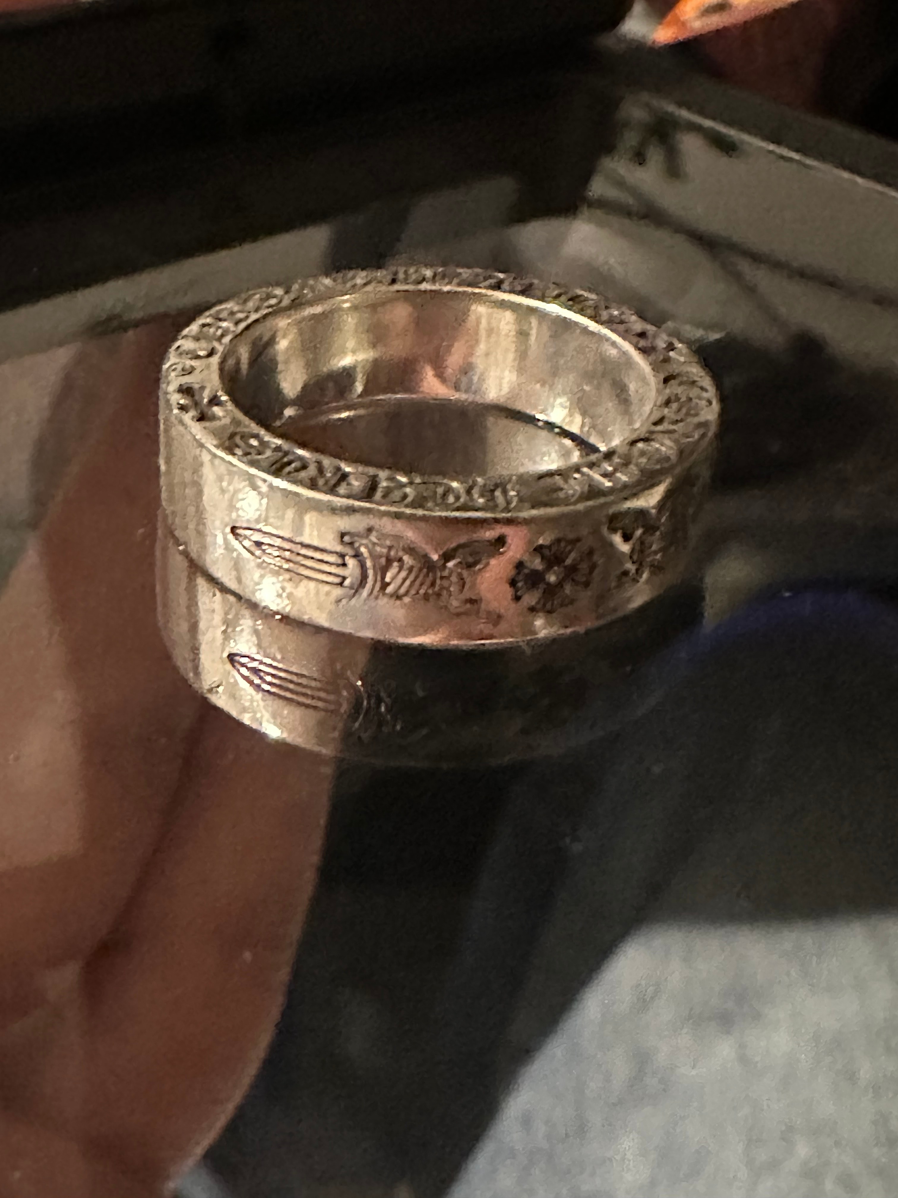 Chrome Hearts Spacer Ring 6mm Dagger Plus "Silver"