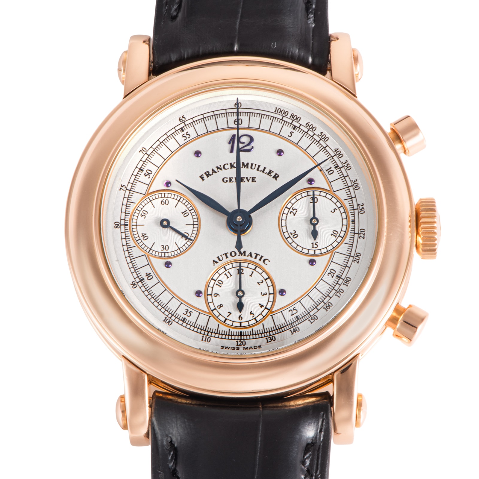 FRANCK MULLER フランクミュラー ラウンドクロノ 7000CC K18PG【中古】