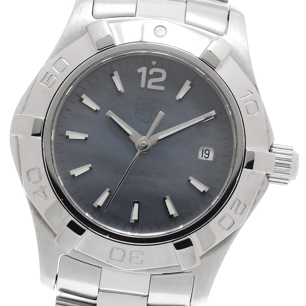 タグホイヤー アクアレーサー デイト WAF1417 レディース 【中古】