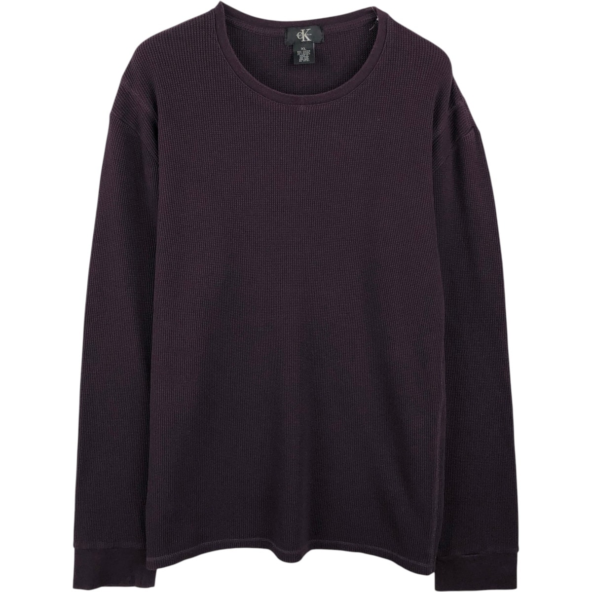 古着 カルバンクライン Calvin klein サーマルロンT ワッフル メンズXL相当/eaa637519