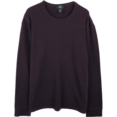 古着 カルバンクライン Calvin klein サーマルロンT ワッフル メンズXL相当/eaa637519