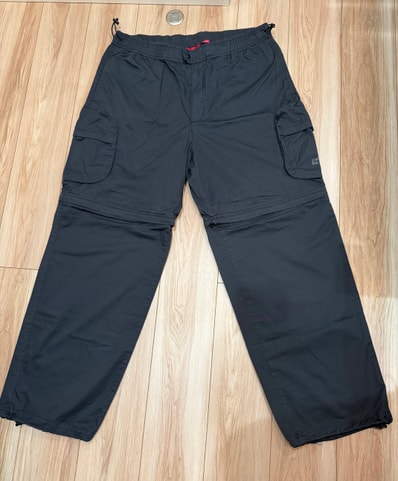 Supreme Cargo Zip-Off Cinch Pant "Black"