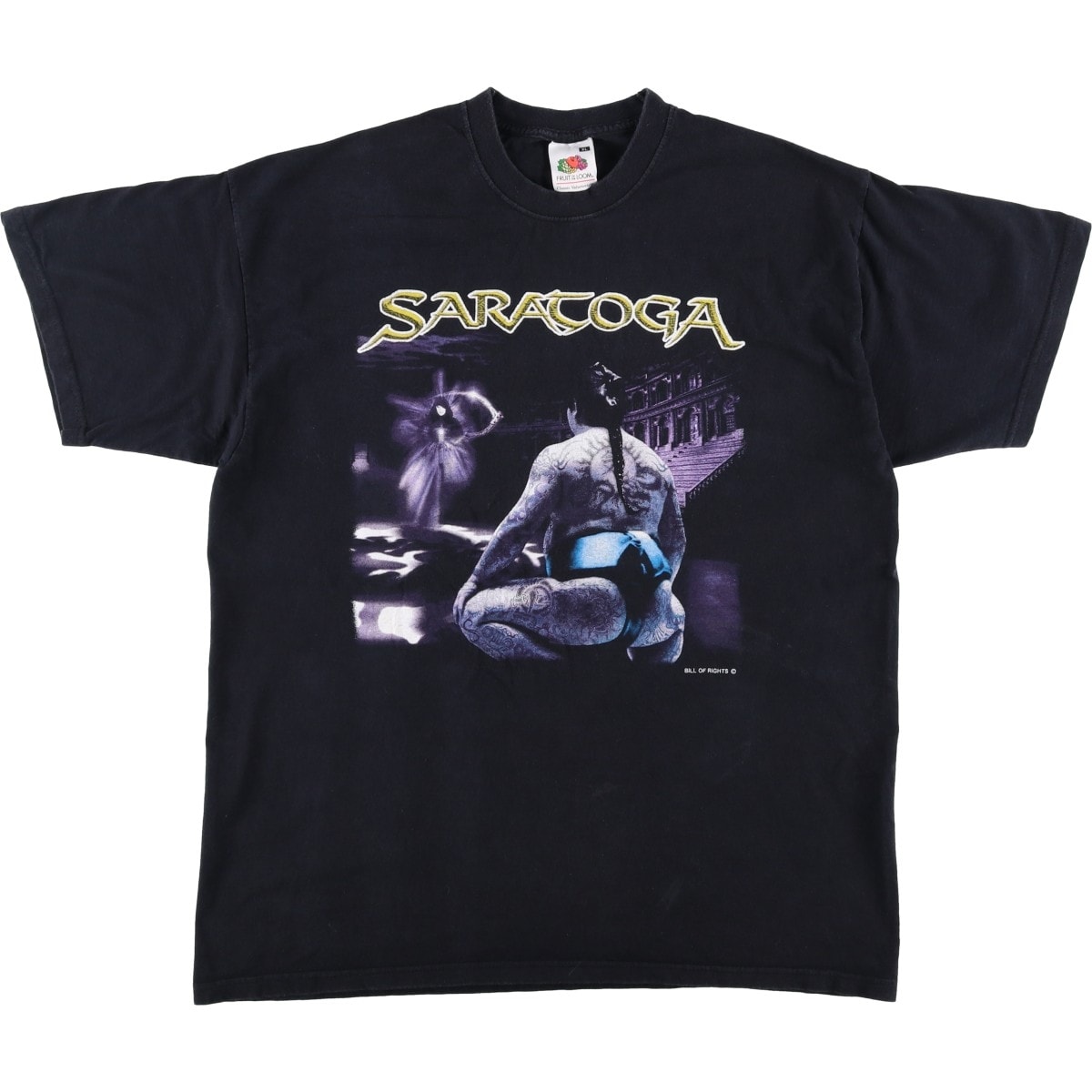 古着 フルーツオブザルーム FRUIT OF THE LOOM SARATOGA サラトガ バンドTシャツ バンT メンズXL相当/eaa495906