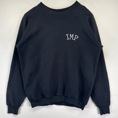 古着 フルーツオブザルーム FRUIT OF THE LOOM USA製 スウェット 大きいサイズ ラグランスリーブ クルーネック トレーナー 2XL ブラック メンズ