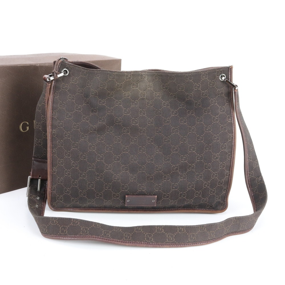 ■美品 グッチ GGキャンバス 90656 ショルダーバッグ