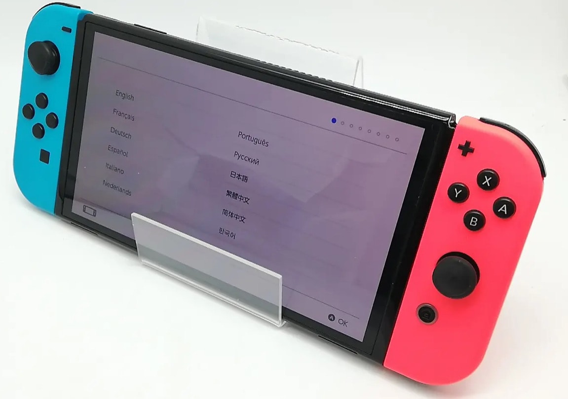 Nintendo Switch 有機EL Model HEG-S-KABAA "Neon Blue / Neon Red"