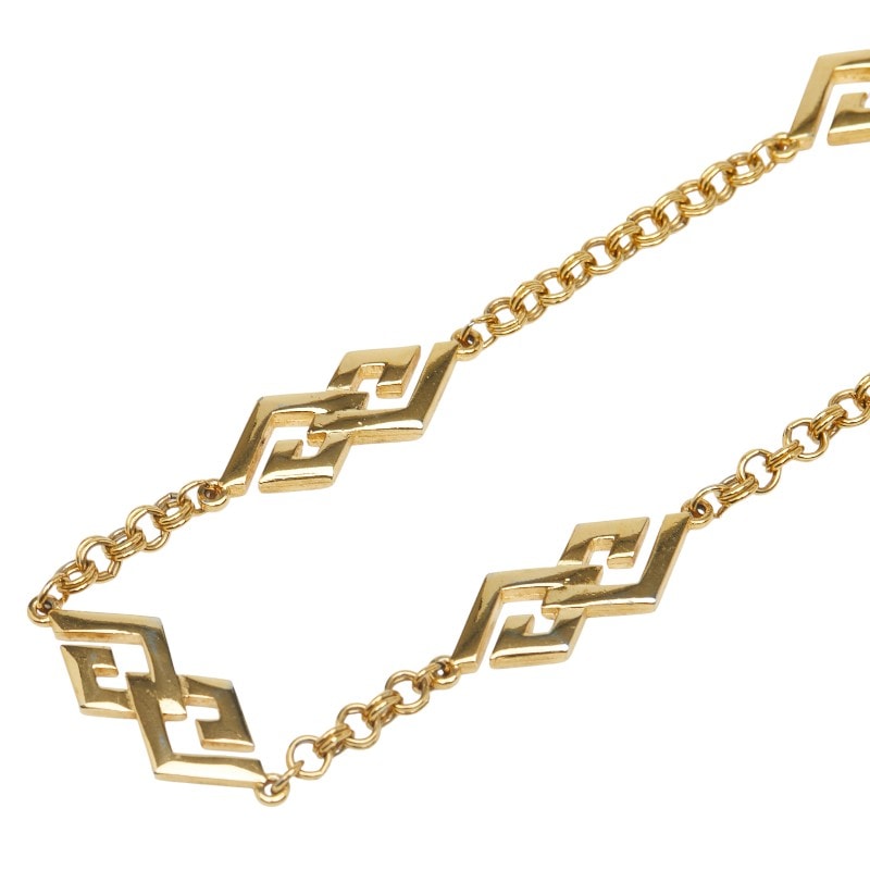 ジバンシー Gロゴ ネックレス ゴールド メッキ レディース Givenchy 中古