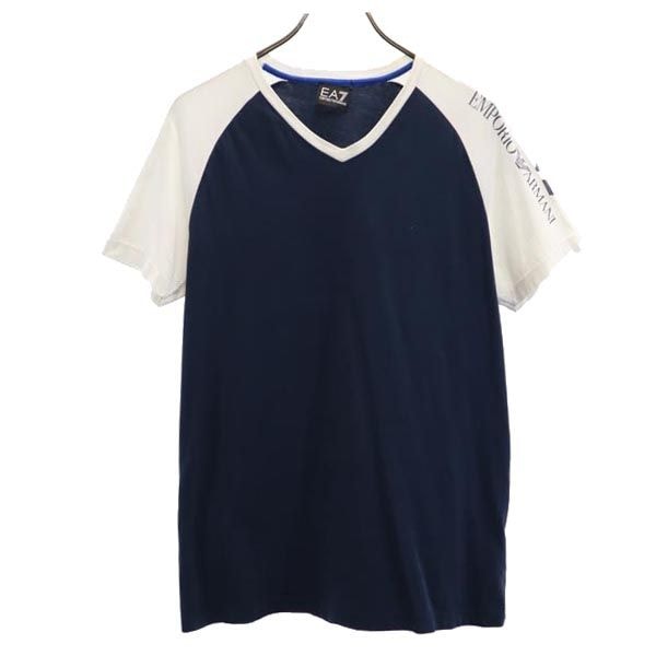 Emporio Armani エンポリオアルマーニ 半袖 Tシャツ M ネイビー系