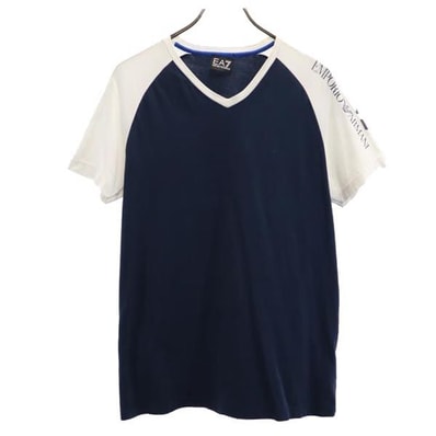 Emporio Armani エンポリオアルマーニ 半袖 Tシャツ M ネイビー系