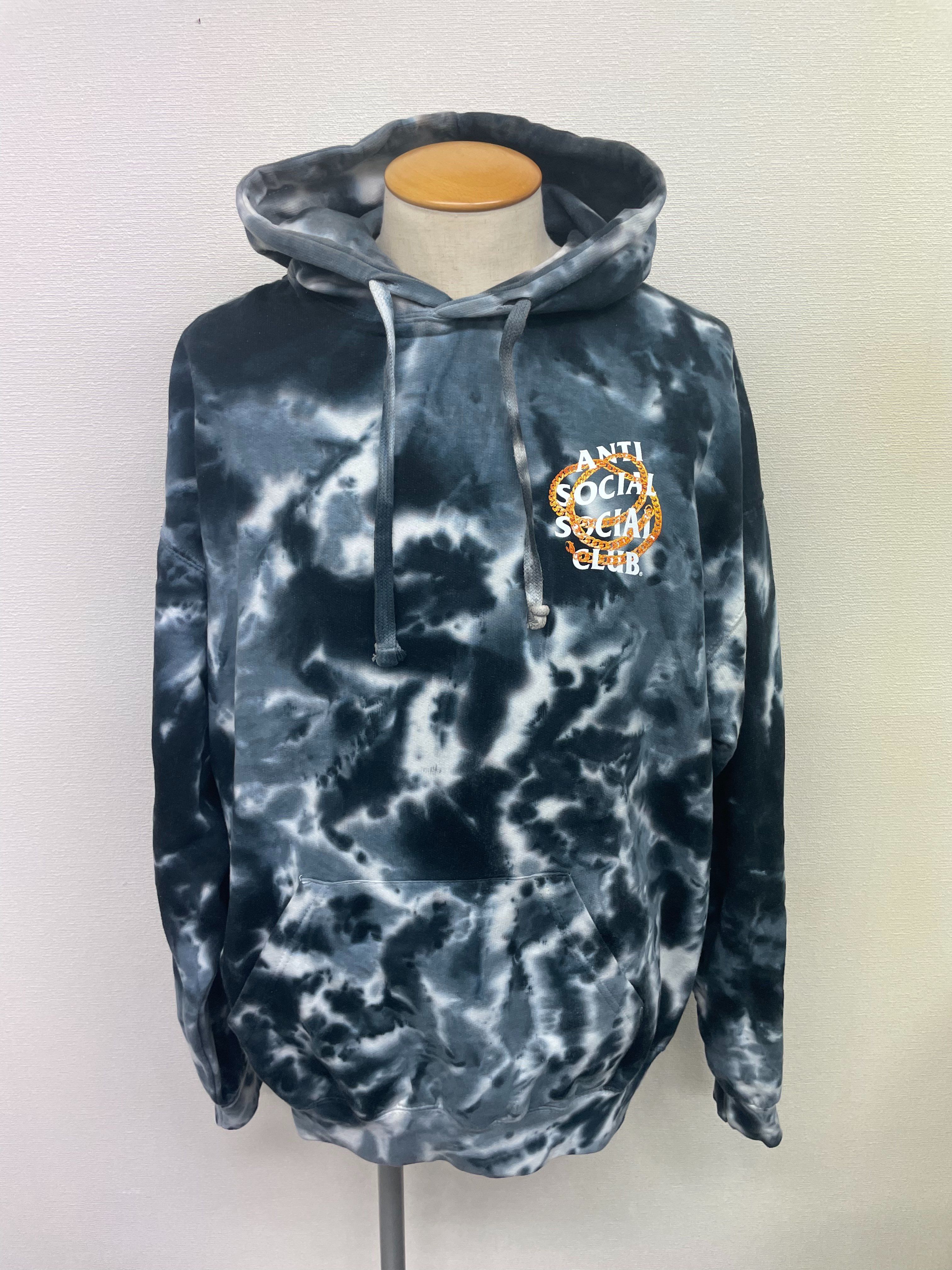 ANTI SOCIAL SOCIAL CLUB Good Hoodie Tie Dye "Black" (SS20)
