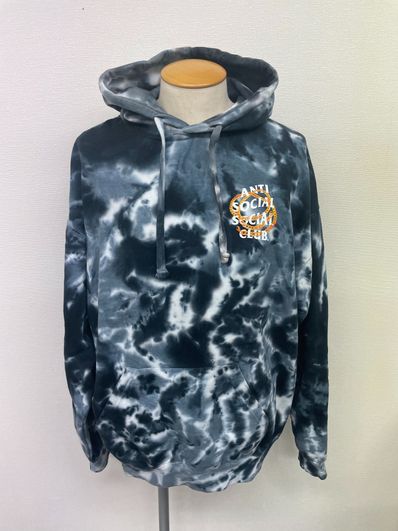 ANTI SOCIAL SOCIAL CLUB Good Hoodie Tie Dye "Black" (SS20)