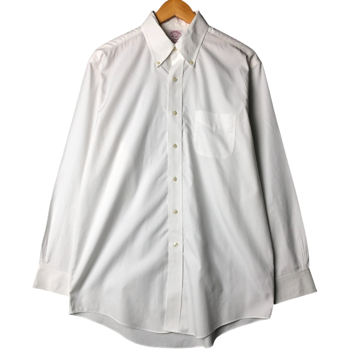 古着 ブルックスブラザーズ Brooks Brothers Est.1818 長袖 ボタンダウンシャツ メンズM相当/eaa573302