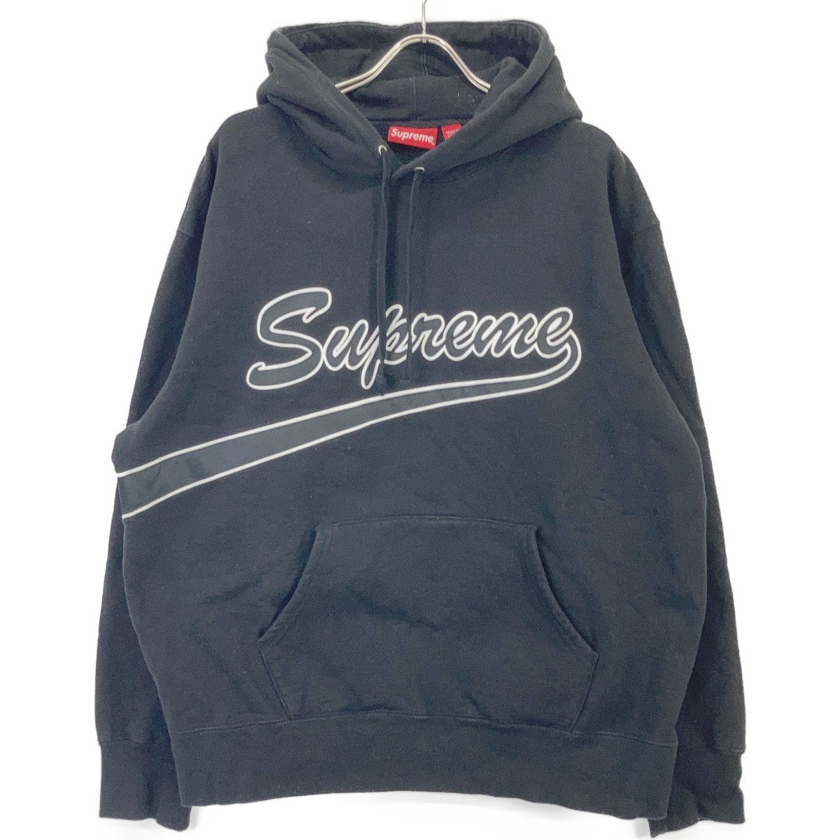 シュプリーム 21FW ブラック TAIL フーテッドパーカ L