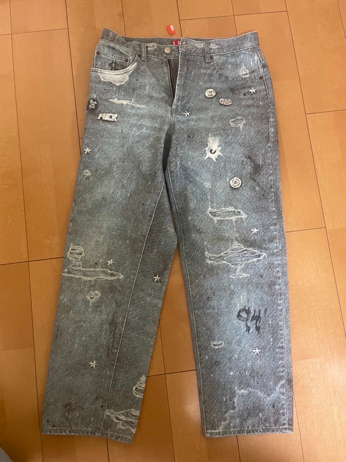 Supreme HJR Trompe Loeil Loose Fit Jean "Blue"