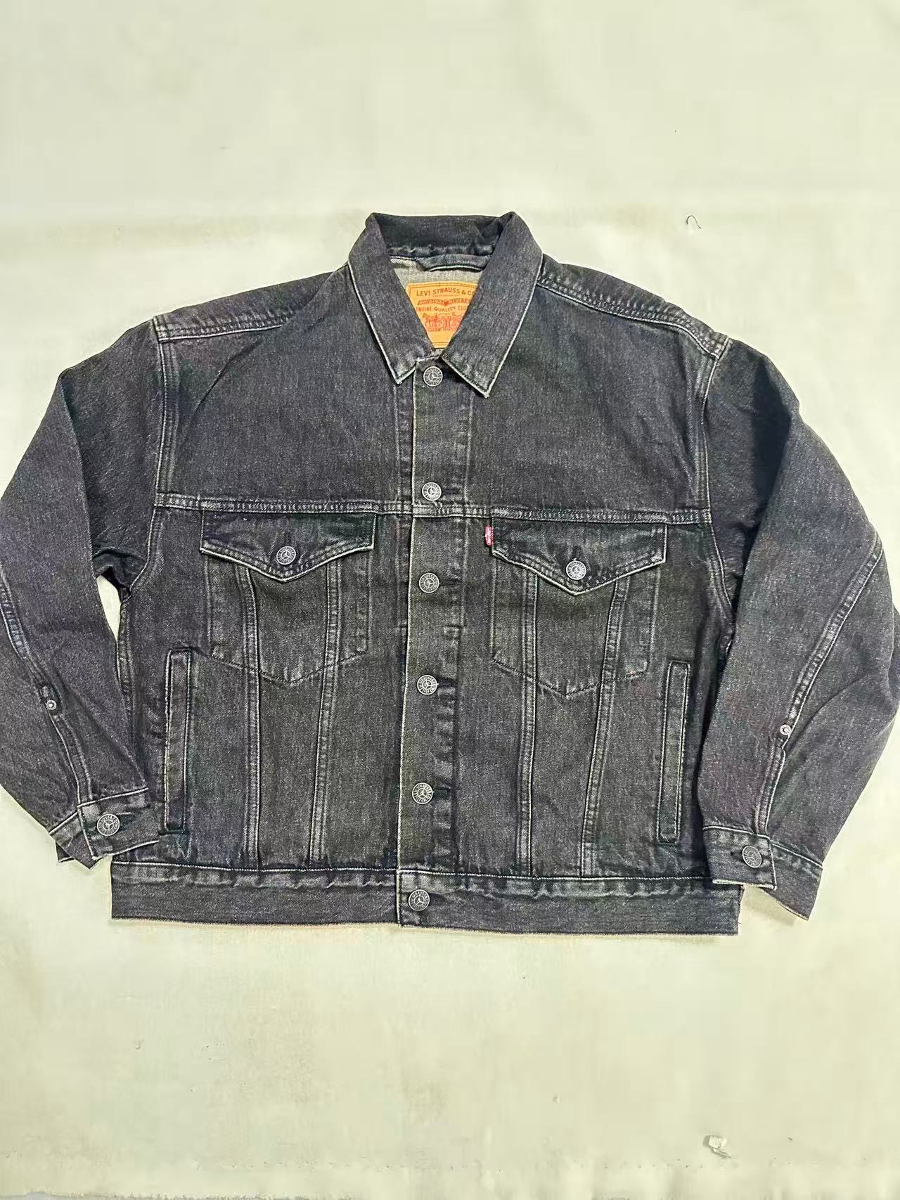 Nike Jordan x Levi's Type III Denim Trucker Jacket "Black Wash"