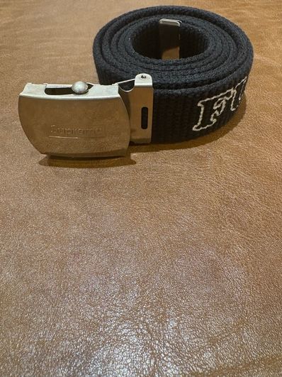 Supreme x HYSTERIC GLAMOUR Fuck You Belt "Black"