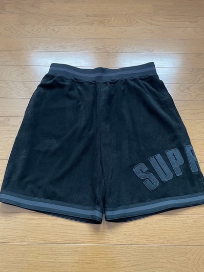 Supreme Ultrasuede Mesh Short "Black"