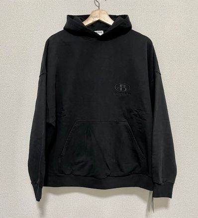 【新品】バレンシアガ バックロゴ パーカー XS