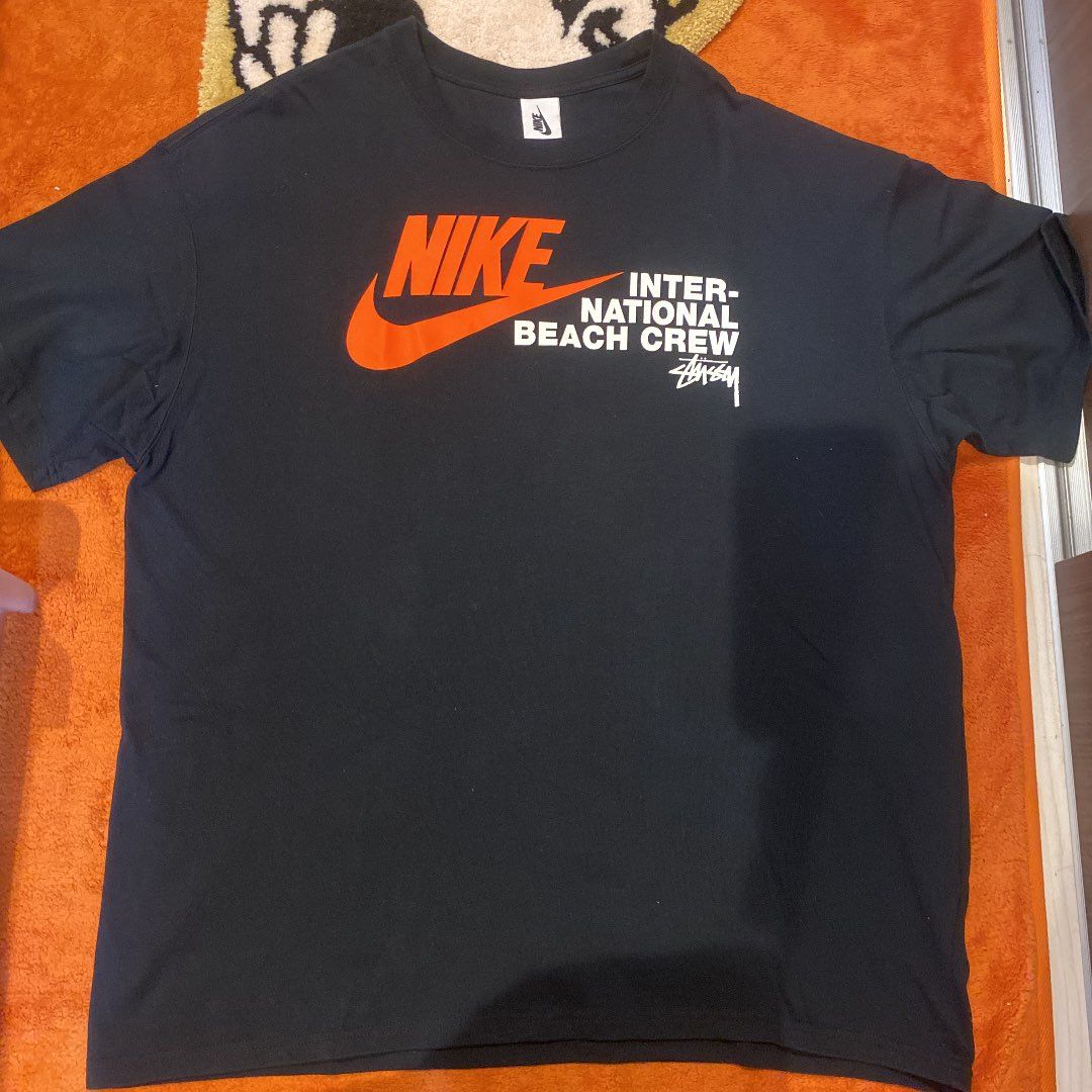 Nike x Stussy International Beach Crew T-Shirt "Black"