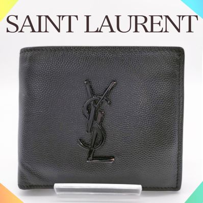 サンローランパリ GBL463249 レザー 二つ折り財布