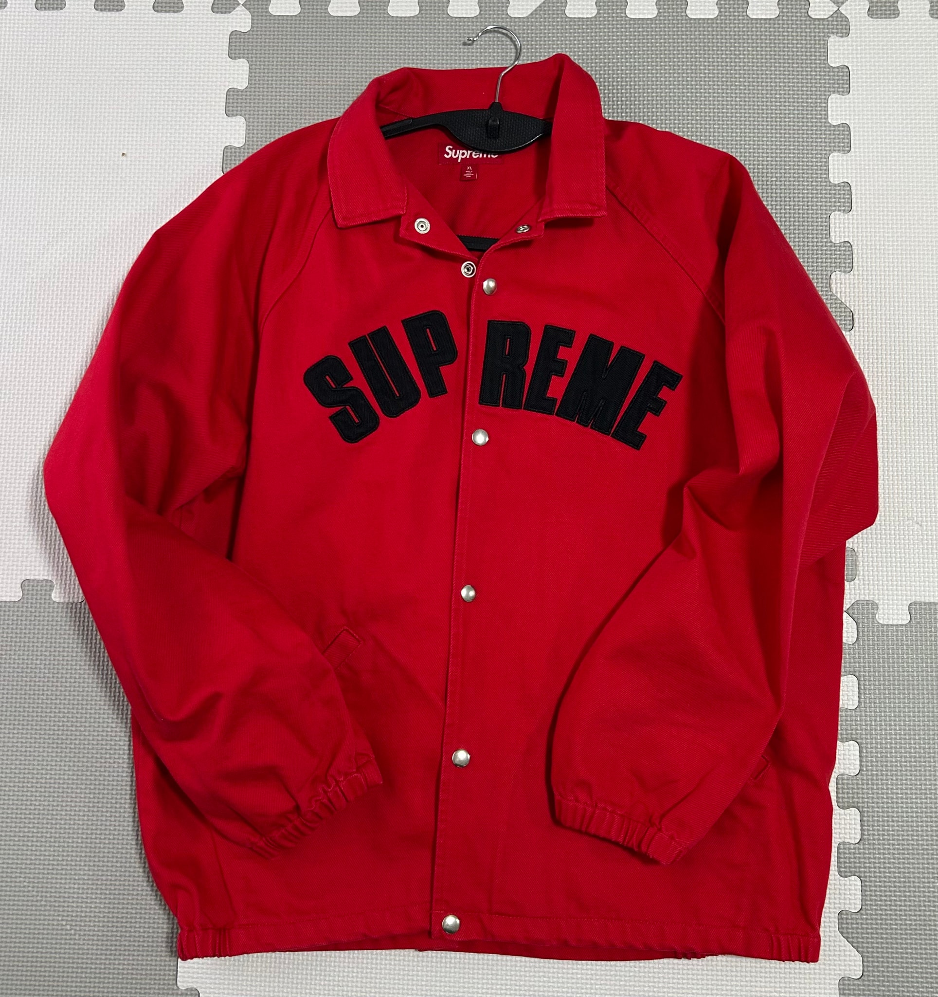 Supreme Arc Denim Coaches Jacket "Red"