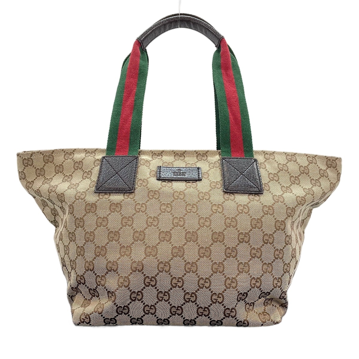 グッチ GUCCI GGキャンバス シェリーライン トートバッグ【中古】