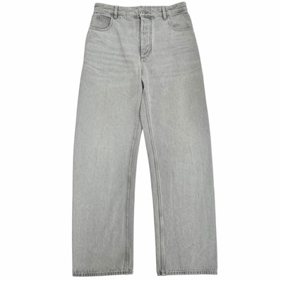 美品 ボッテガヴェネタ デニムパンツ グレー メンズ 46 802384