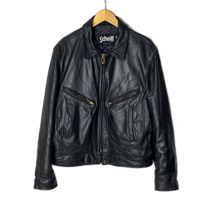 Schott ショット レザージャケット SIZE 42 メンズ 637 ブラック