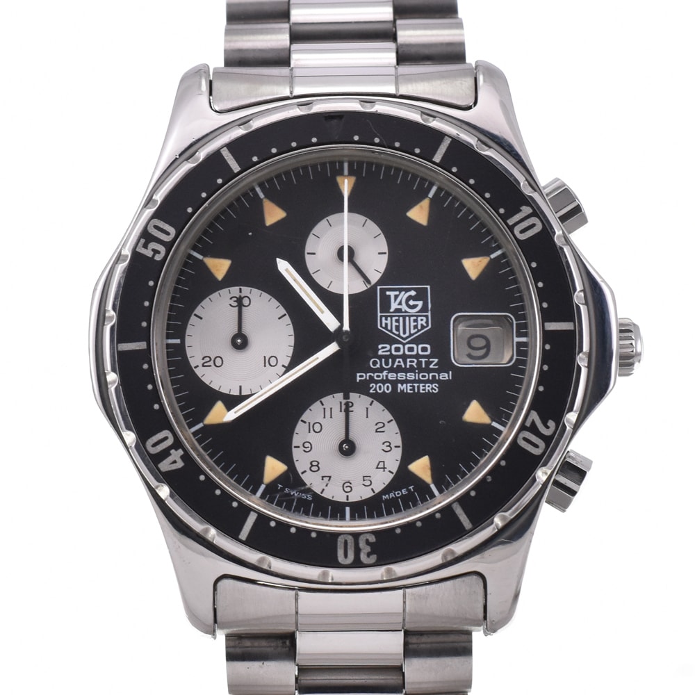 値下 タグホイヤー TAG HEUER 273.006 2000 シリーズ プロフェッショナル クロノグラフ デイト クォーツ メンズ P#145936