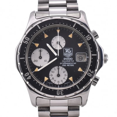 値下 タグホイヤー TAG HEUER 273.006 2000 シリーズ プロフェッショナル クロノグラフ デイト クォーツ メンズ P#145936