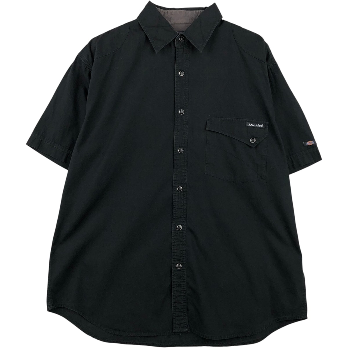 古着 ディッキーズ Dickies 半袖 ワークシャツ メンズL相当/eaa650570