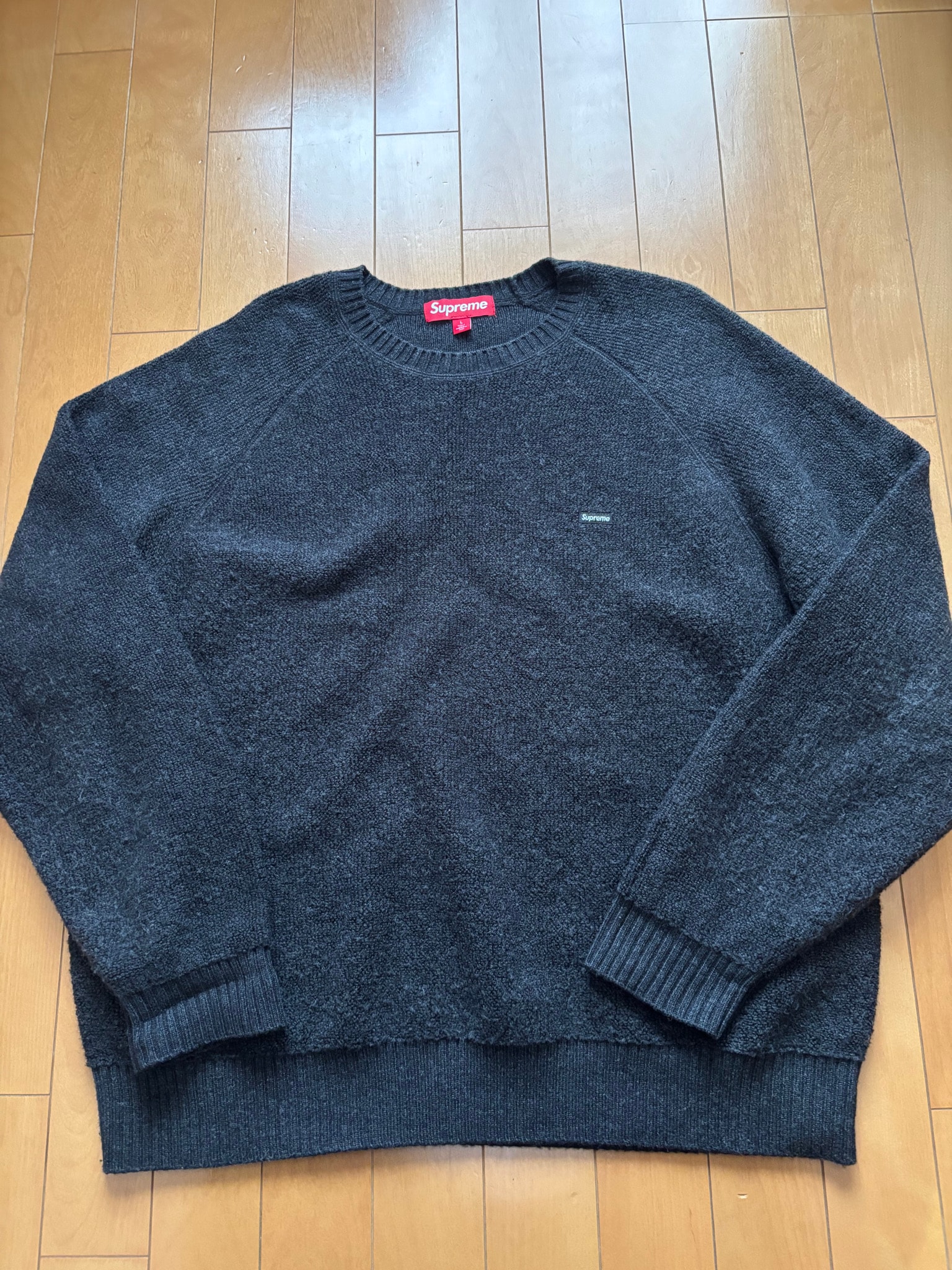 Supreme Terry Small Box Sweater "Black"