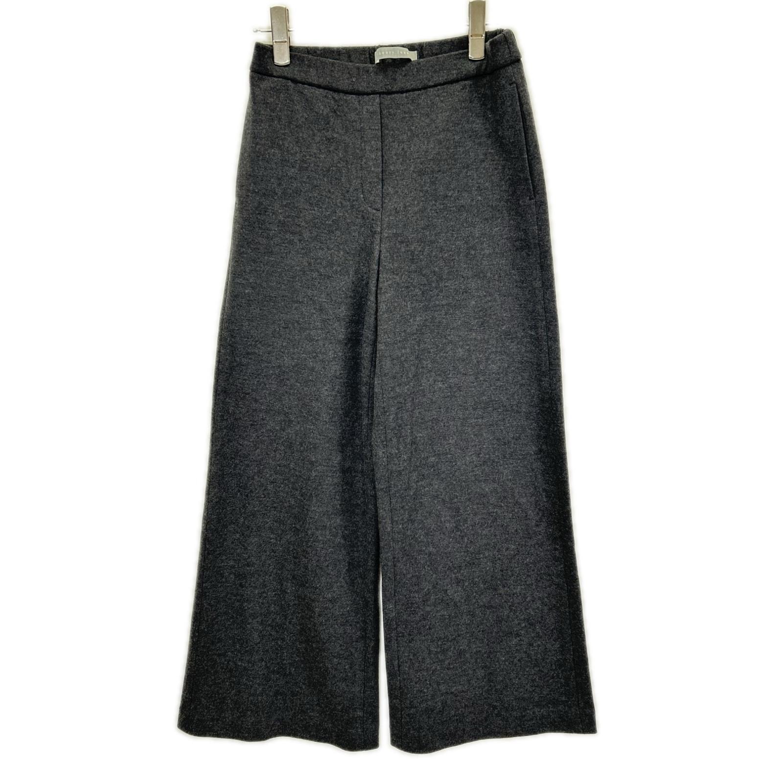 セオリーリュクス 25AW 03-5406401 グレー ウールジャージーワイドパンツ-Penny-Dahlia Jersey S34