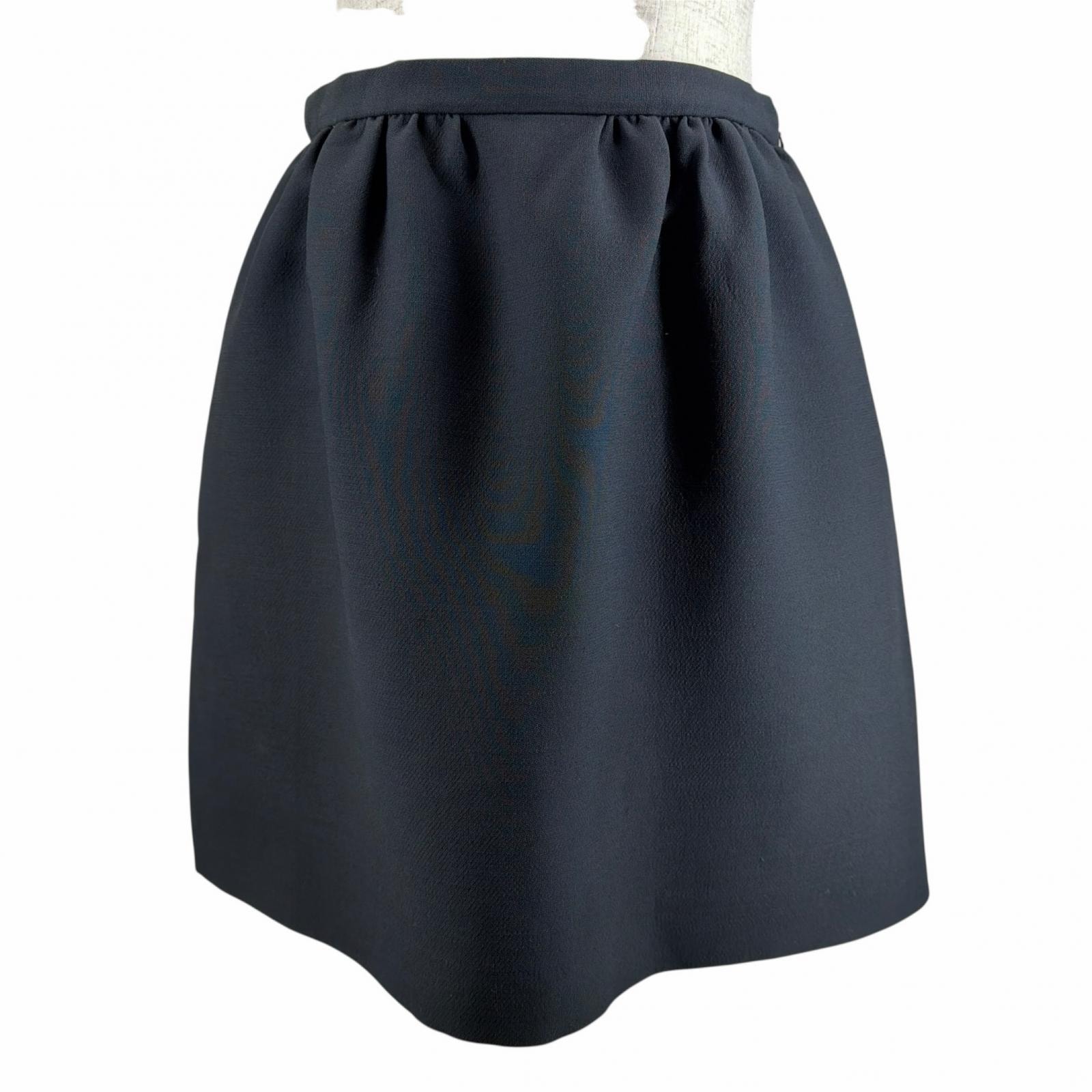 美品 クリスチャンディオール ミニスカート ブラック レディース 40 111J30A1166