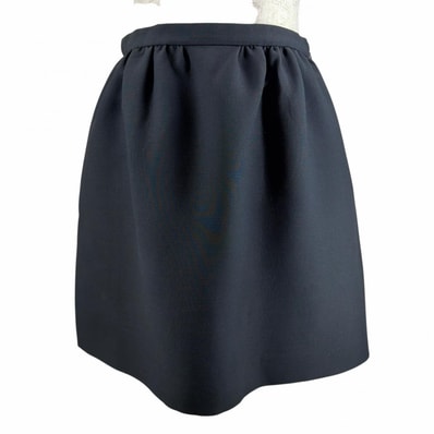 美品 クリスチャンディオール ミニスカート ブラック レディース 40 111J30A1166