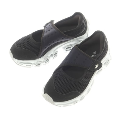 【中古】アディダス adidas Adifom Megajane スニーカー ブラックxシルバー【サイズ22.5cm】【レディース】