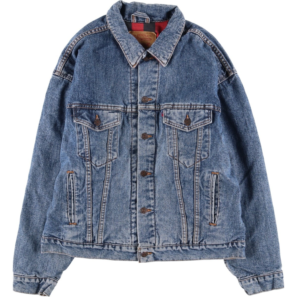古着 90年代 リーバイス Levi's 70417-4891 デニムジャケット Gジャン USA製 メンズL相当 ヴィンテージ/eaa583760