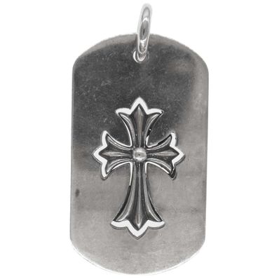 クロムハーツ(原本無) カットアウト CHクロス ドッグタグ ラージ【中古】