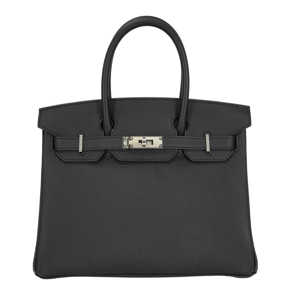 HERMES エルメス ハンドバッグ バーキン30 黒 (ブラック) トゴ シルバー金具 G刻印 新品