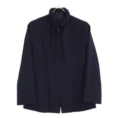 ワイズ 【I WISH】ネイビー ウール ZIP ブルゾン 表記なし