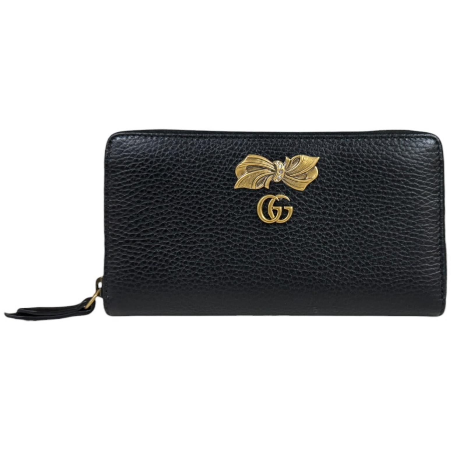 グッチ GGマーモント 長財布 レザー 524291 レディース GUCCI 中古