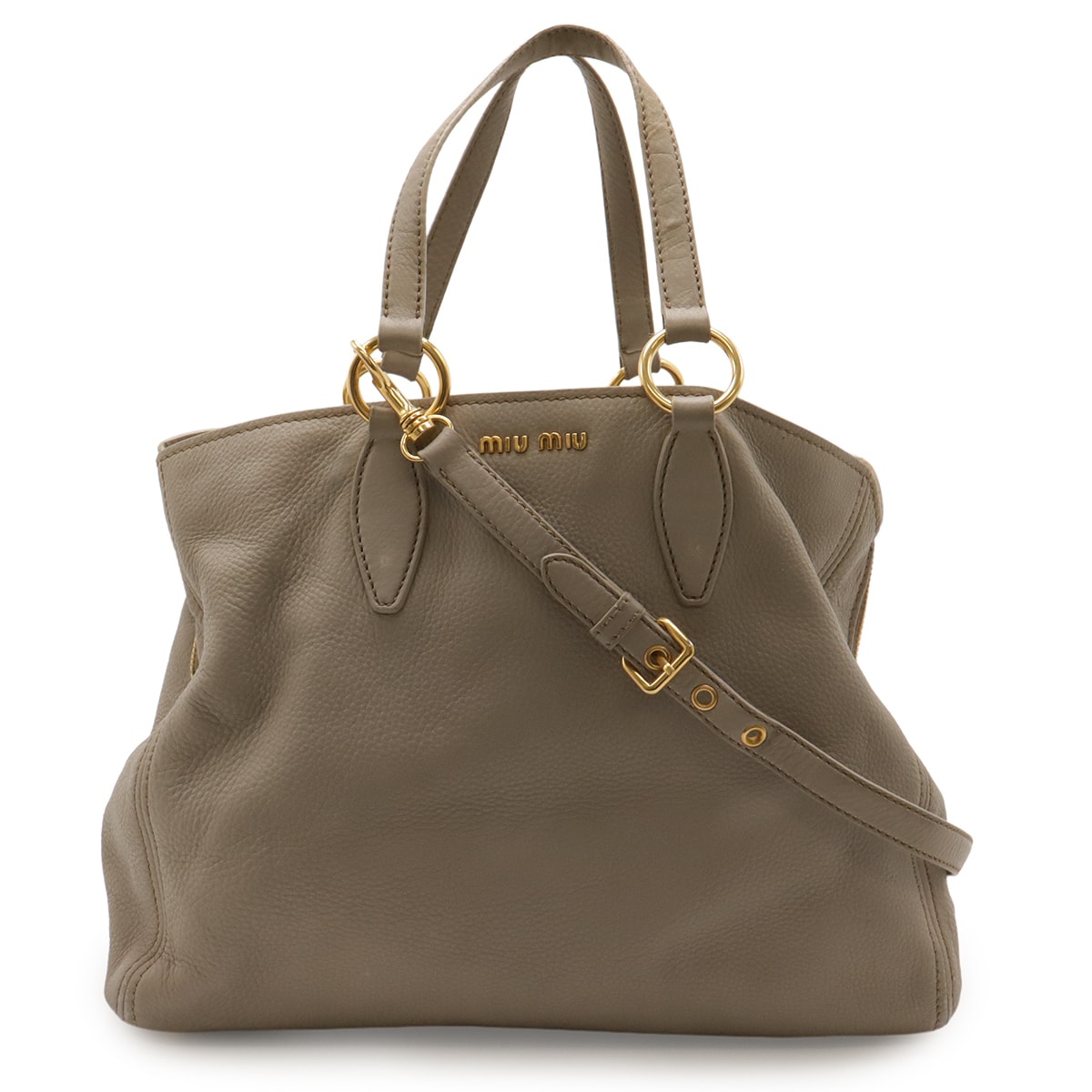 ミュウ ミュウ2WAYハンドバッグ ヴィッテロカリブハンドバッグ