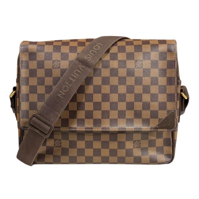 ルイヴィトン シェルトンMM ダミエ ショルダーバッグ ダミエキャンバス N41149 ブラウン メンズ LOUIS VUITTON 中古
