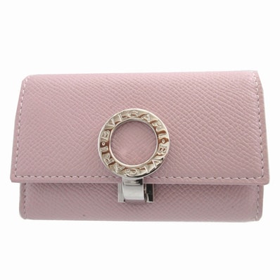 ブルガリ ブルガリブルガリ 6連 レザー ピンク キーケ