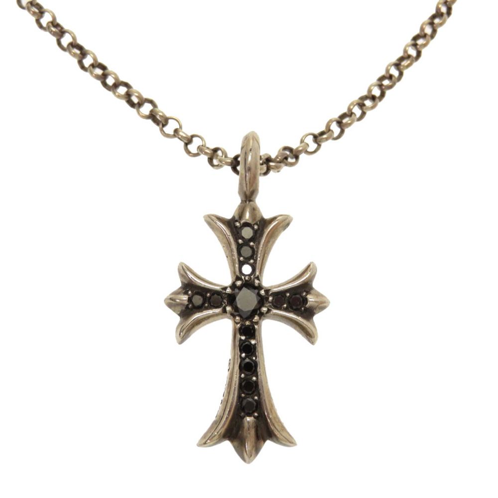 クロムハーツ  銀座 タイニーファットクロス パヴェブラックダイヤ