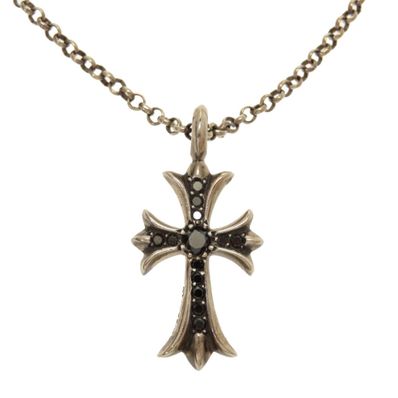 クロムハーツ 銀座 タイニーファットクロス パヴェブラックダイヤ